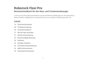 Roborock Flexi Pro WD3D1A Benutzerhandbuch