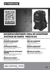 Parkside PBSG 95 D5 Originalbetriebsanleitung