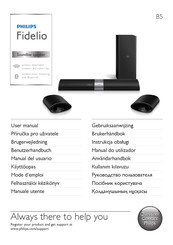 Philips Fidelio B5/12 Benutzerhandbuch