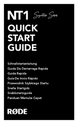 Rode NT1 SIGNATURE-Serie Schnellstartanleitung