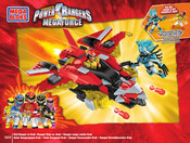 MEGA BLOKS SABAN'S POWER RANGERS MEGAFORCE 5829 Montageanleitung
