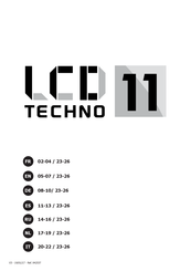 Tool it LCD TECHNO 11 Bedienungsanleitung