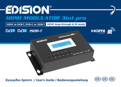 Edision HDMI MODULATOR 3in1 pro Bedienungsanleitung