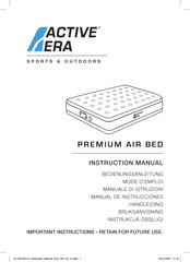 Active Era PREMIUM AIR BED Single Bedienungsanleitung