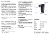 Gembird BTHS-06 Benutzerhandbuch