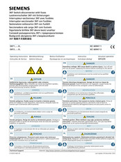 Siemens 3KF2312-0MR11-8AA1 Betriebsanleitung