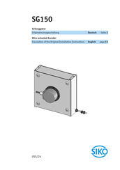 Siko SG150 Originalmontageanleitung
