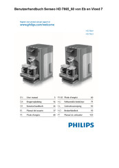 Philips Senseo HD7863 Benutzerhandbuch