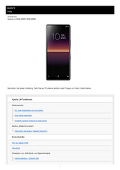 Sony Xperia L4 XQ-AD52 Hilfe