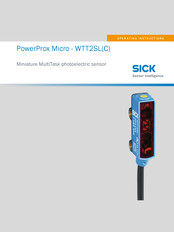 SICK PowerProx Micro - WTT2SLC Betriebsanleitung