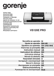 Gorenje VS120E PRO Gebrauchsanleitung