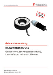 Vision & Control RK1220-R633/UDC/-a Gebrauchsanleitung