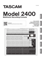 Tascam 2400 Kurzanleitung