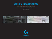 Logitech G 920-012671 Bedienungsanleitung