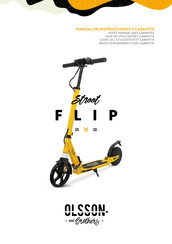 Olsson and Brothers Stroot Flip Benutzerhandbuch Und Garantie