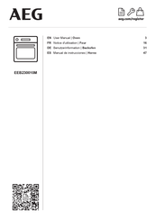 AEG EEB230010M Benutzerinformation