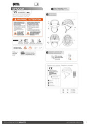 Petzl SIROCCO Gebrauchsanweisung
