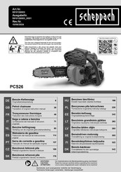 Scheppach PCS26 Originalbetriebsanleitung