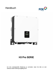 Fox ESS H3-Pro-15.0 Handbuch