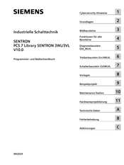 Siemens SENTRON 3WL V10.0 Programmier- Und Bedienhandbuch