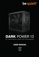 BE QUIET! DARK POWER 13 1000W Bedienungsanleitung