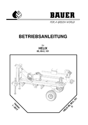 Bauer HELIX 85-2 Betriebsanleitung
