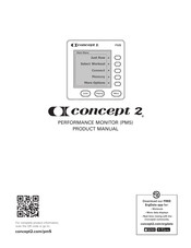 concept 2 PM5 Bedienungsanleitung