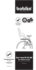 Bobike One Maxi 1P & E-BD Montageanleitung