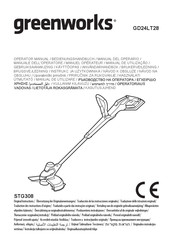 GreenWorks GD24LT28 Bedienungshandbuch