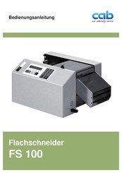 CAB FS 100 Bedienungsanleitung