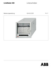 ABB LineMaster 300 Bedienungsanleitung