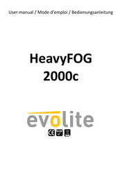 Evolite HeavyFOG 2000c Bedienungsanleitung