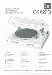 Dual CS 627 Q Serviceanleitung
