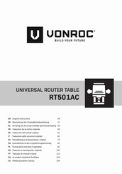 VONROC RT501AC Bersetzung Der Originalbetriebsanleitung