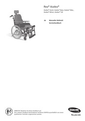 Invacare Rea Azalea Tall Servicehandbuch
