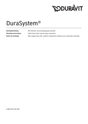 Duravit DuraSystem WD1002 000 000 Montageanleitung