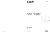 Sony BRAVIA Projektor 9 Installationsanleitung