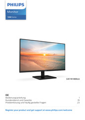Philips 1000 Serie Bedienungsanleitung
