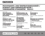 Parkside PKM A1 Bedienungs- Und Sicherheitshinweise