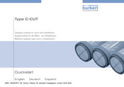 bürkert C-CUT Kurzanleitung