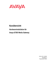 Avaya G700 Kurzübersicht
