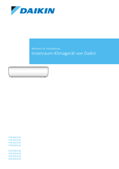 Daikin FTXF25E Referenz Für Installateure