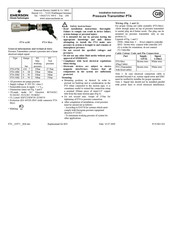 Emerson PT4 Einbauanleitung