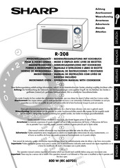 Sharp R-208 Bedienungsanleitung