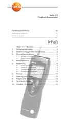 testo TE416 Bedienungsanleitung
