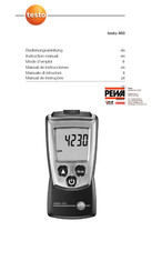 testo 460 Bedienungsanleitung