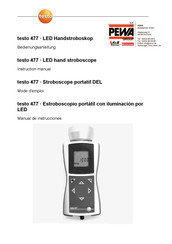 testo testo 477 Bedienungsanleitung