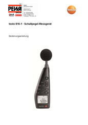 testo 816-1 Bedienungsanleitung