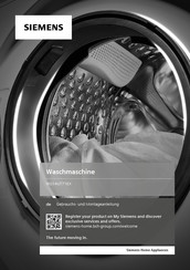 Siemens iQ500 WU14UT71EX Gebrauchs- Und Montageanleitung