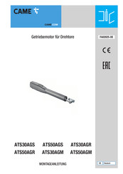 CAME ATS50AGM Montageanleitung